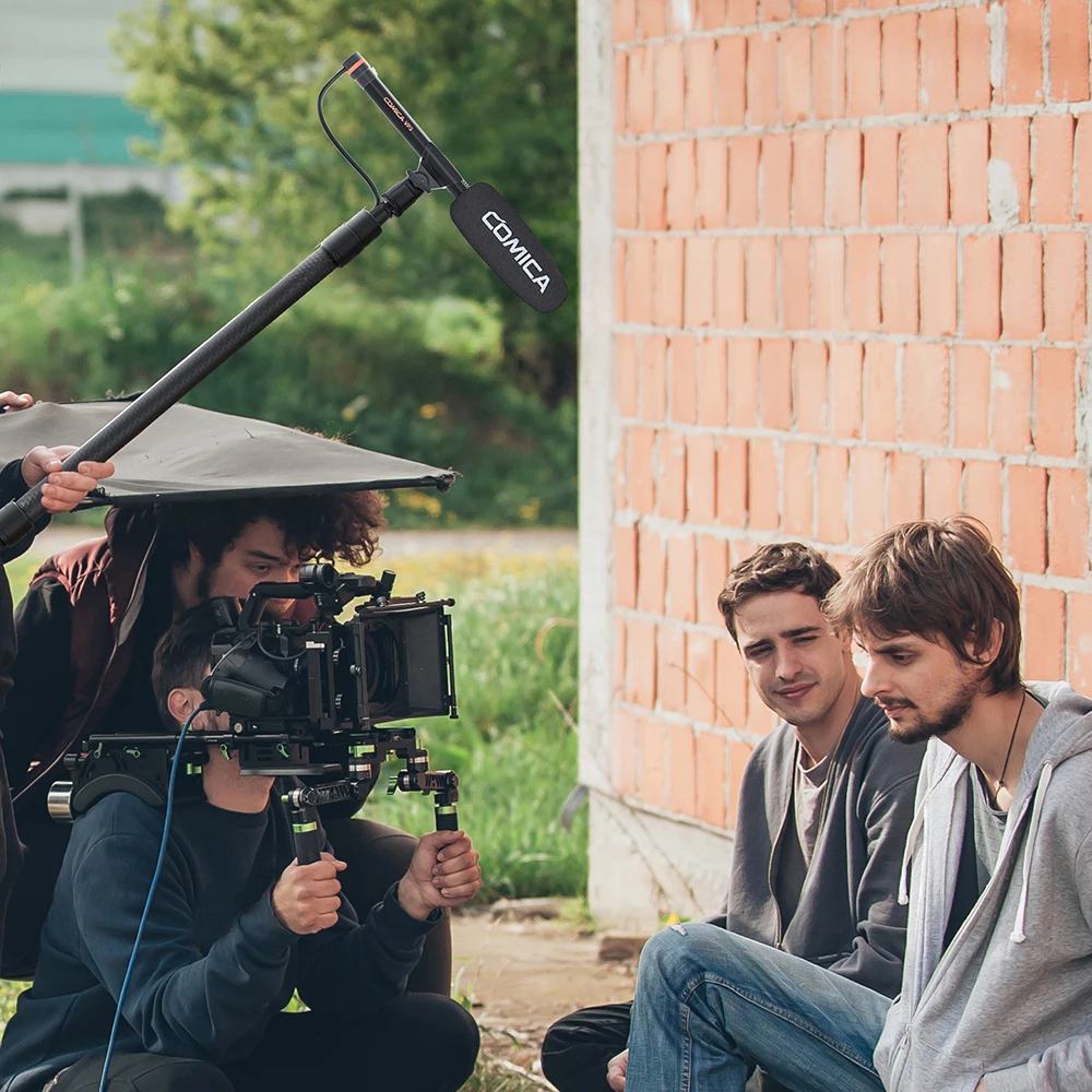 Портативный микрофон-пушка XLR для живой видеосъемки поддержка кинопроизводства