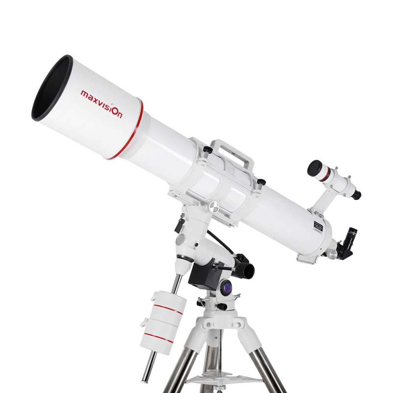 

Maxvision 152/1200 астрономический телескоп рефрактор Экваториальная лампа/EQ5 экваториальное крепление 2 "штатив из нержавеющей стали