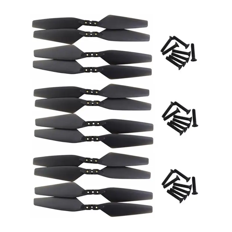 12 шт. Пропеллер для MJX Bugs 4 Вт B4W EX3 D88 HS550 складной Квадрокоптер лезвие самолета бесщеточный Дрон аксессуары