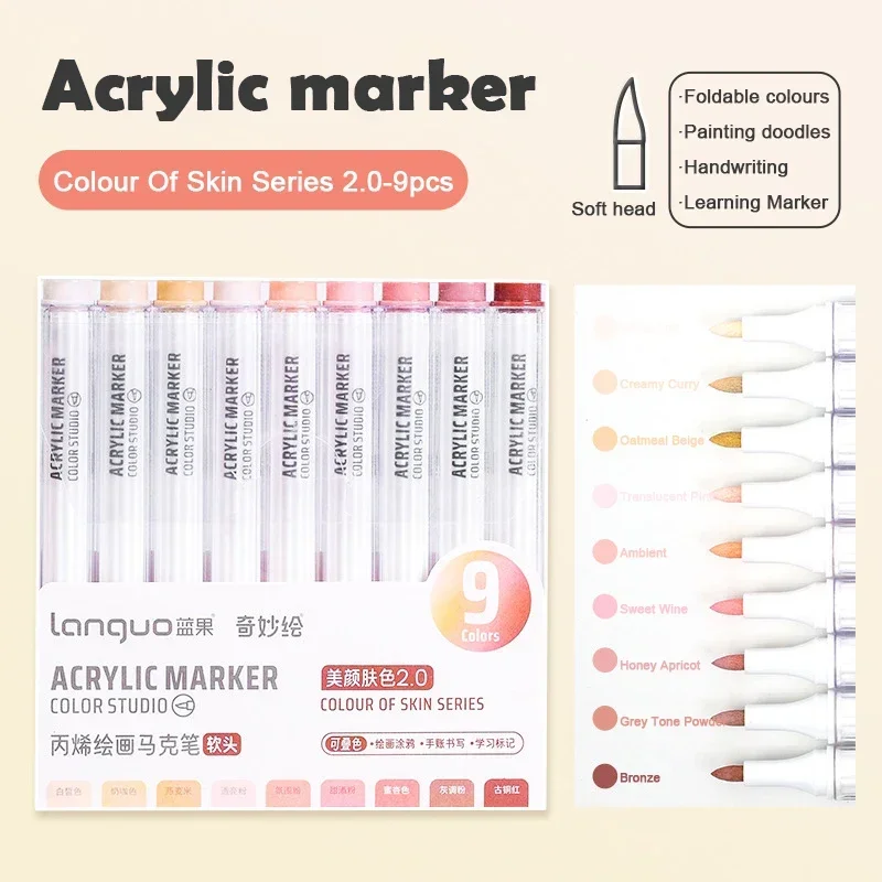 Borrence акриловые маркеры 125 цветов