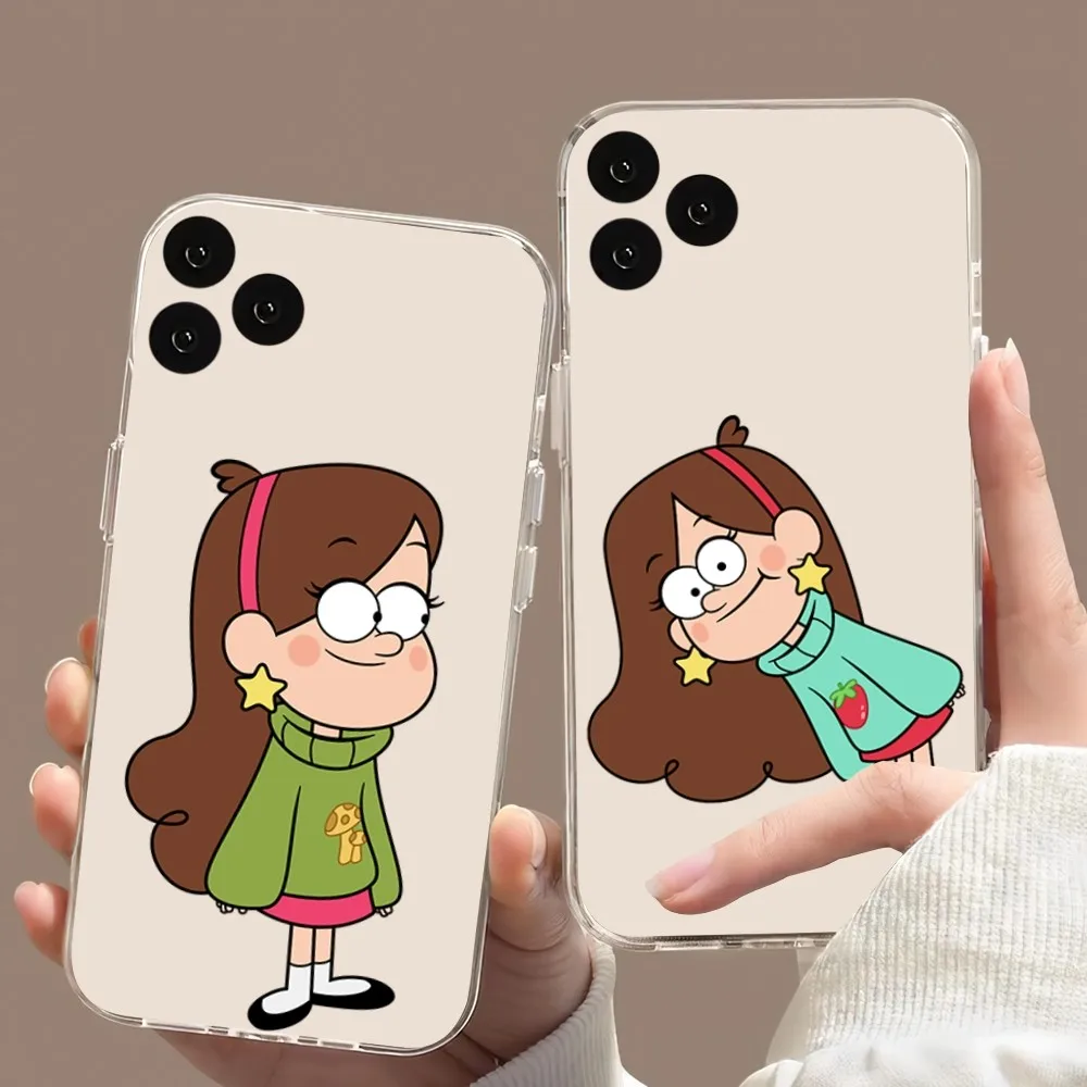 Чехол для телефона с рисунком G-Gravity и F-Falls iPhone 11 12 13 14 15 Pro XS Mini Max X 8 Plus XR прозрачный