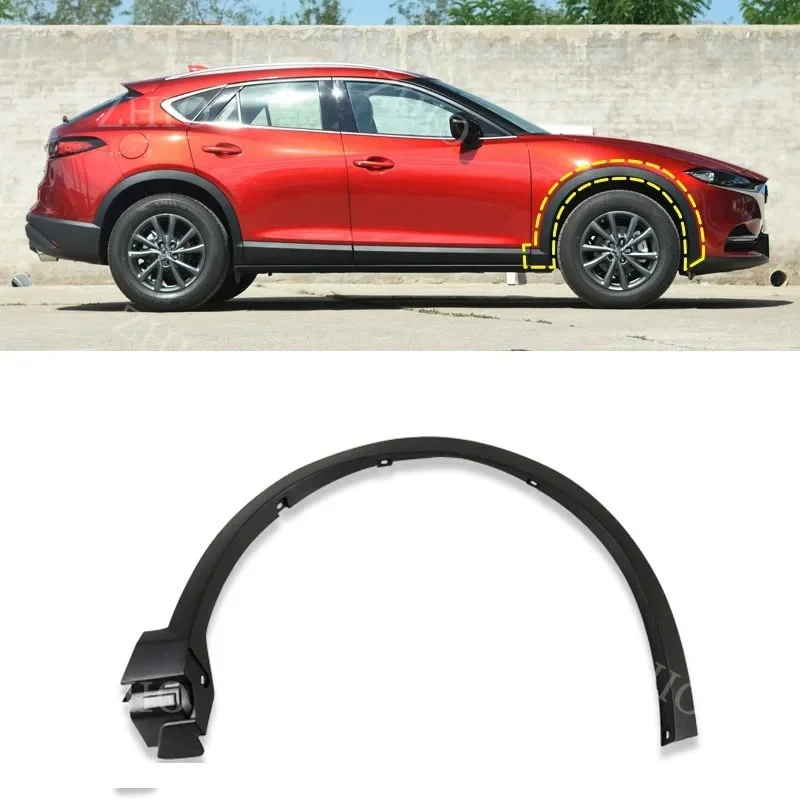 Фото Для Mazda CX4 CX-4 2020 2021 2022 2023 2024: накладка на передний и задний колесный арку, расширитель крыла, брызговик, накладка на колесную арку. №4