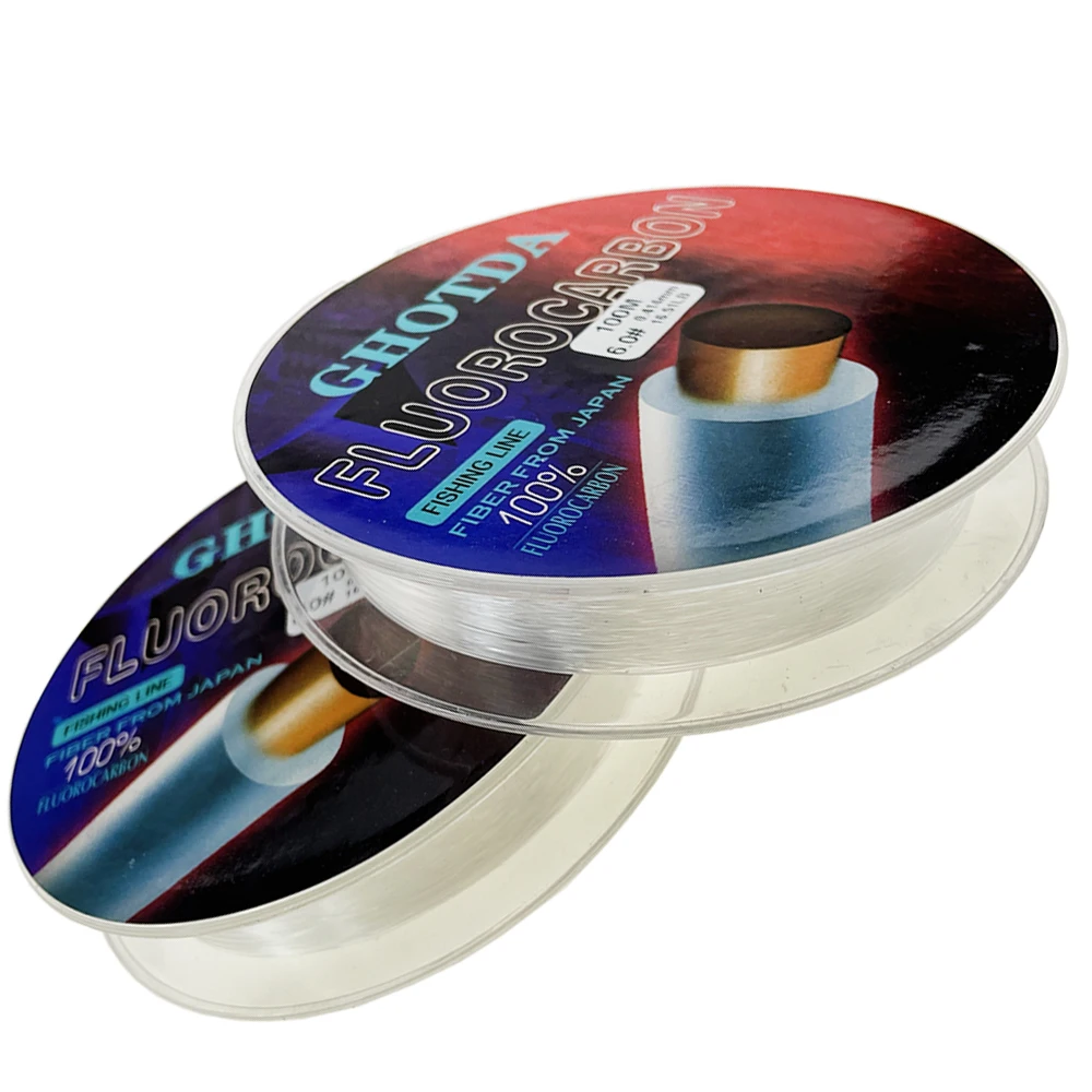 

Ghotda 100m Super Durable Fishing Line Fluorocarbon Japan Imported Carbon Monofilament Fishing Line 0.6#-8.0#