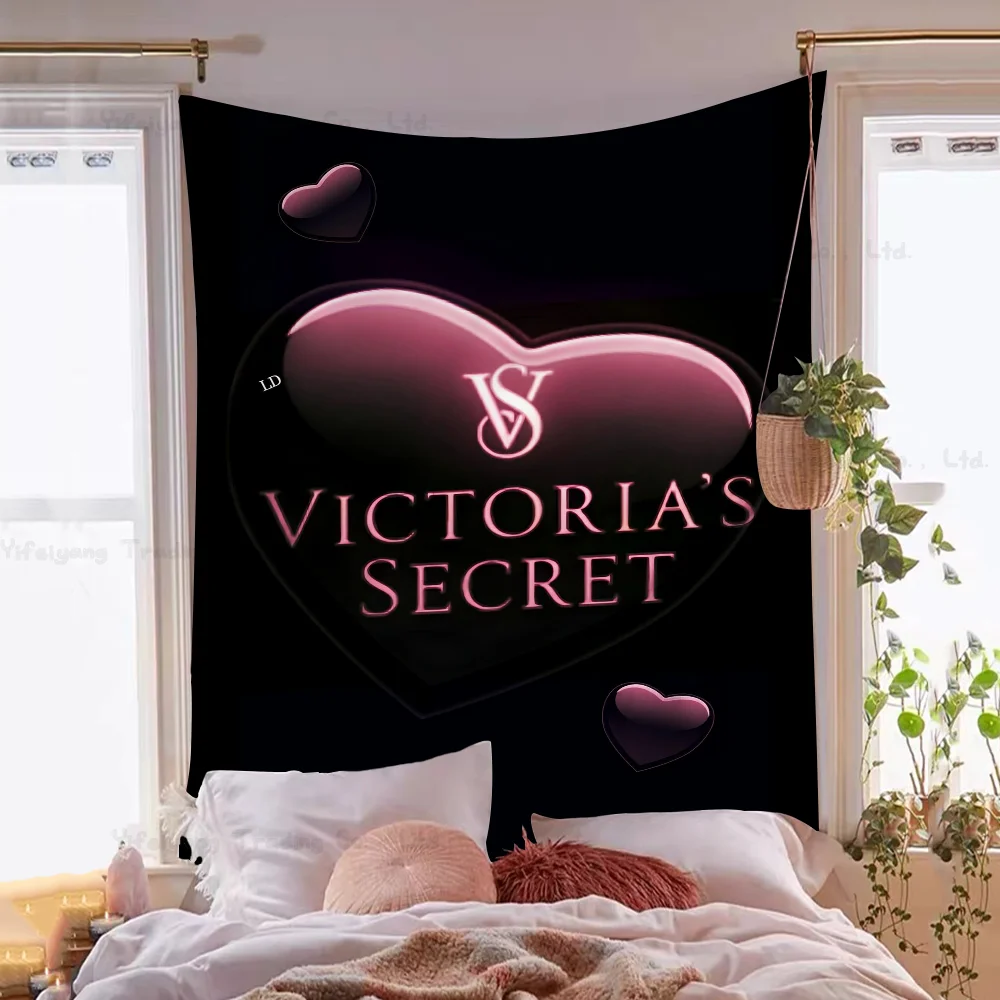 V-victoria-s Hot S-Secrets Printed Large Wall Tapestry Hanging Tarot Hippie Rugs Dorm Home Decor