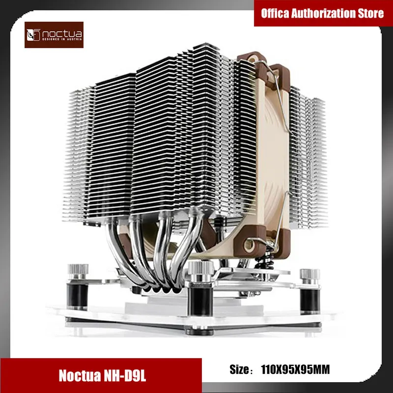Фото Кулер для процессора Noctua NH-D9L, 4 тепловые трубки, 115X/AMD/двойной башенный кулер/совместимая память/высота 11 см, чехол Radiato №2