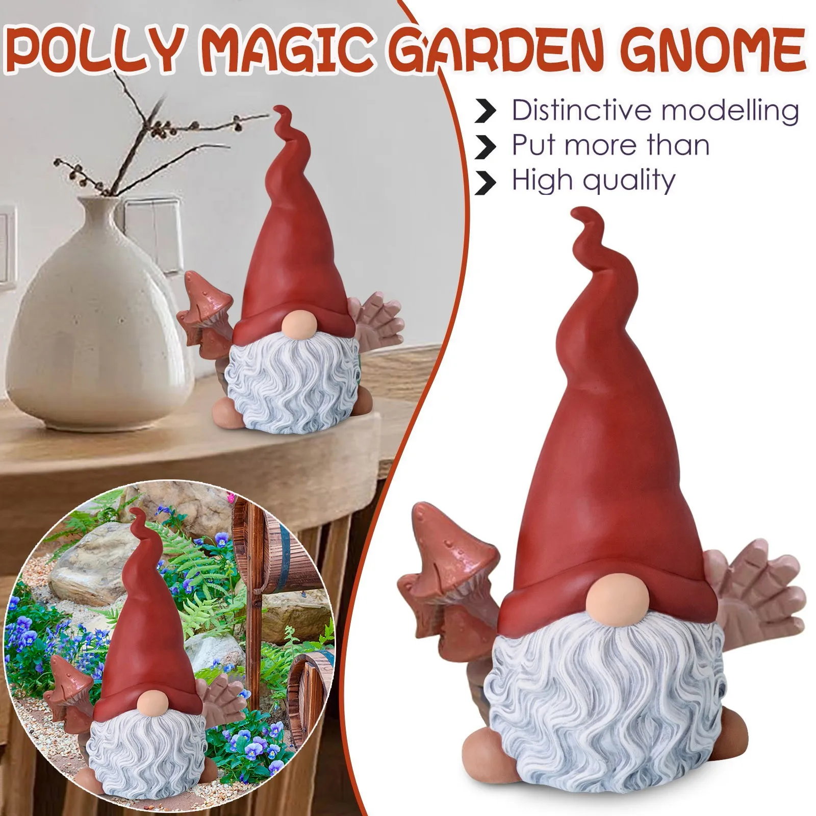 

Home Decoration Ornament Doll Magic Garden Gnome Faceless Doll Ornaments