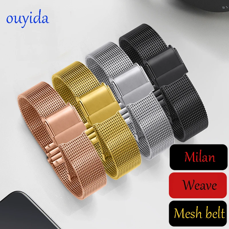 

19mm 18mm 20mm Milanese for DW (Daniel Wellington) Watch Strap rose gold Stainless Steel Bracelet fit DW 36 40mm The dial strap