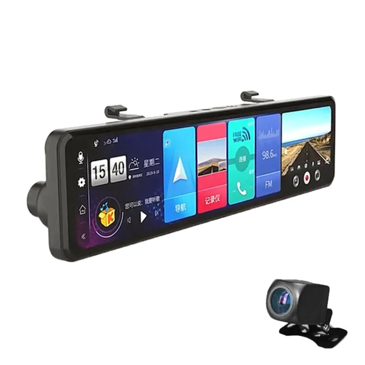 

Автомобильный видеорегистратор D60 1080P 12 дюймов ADAS, видеорегистратор с камерой, видеорегистратор на базе Android 8.1FHD 1080P, видеорегистратор с Wi-Fi и приложением и навигацией