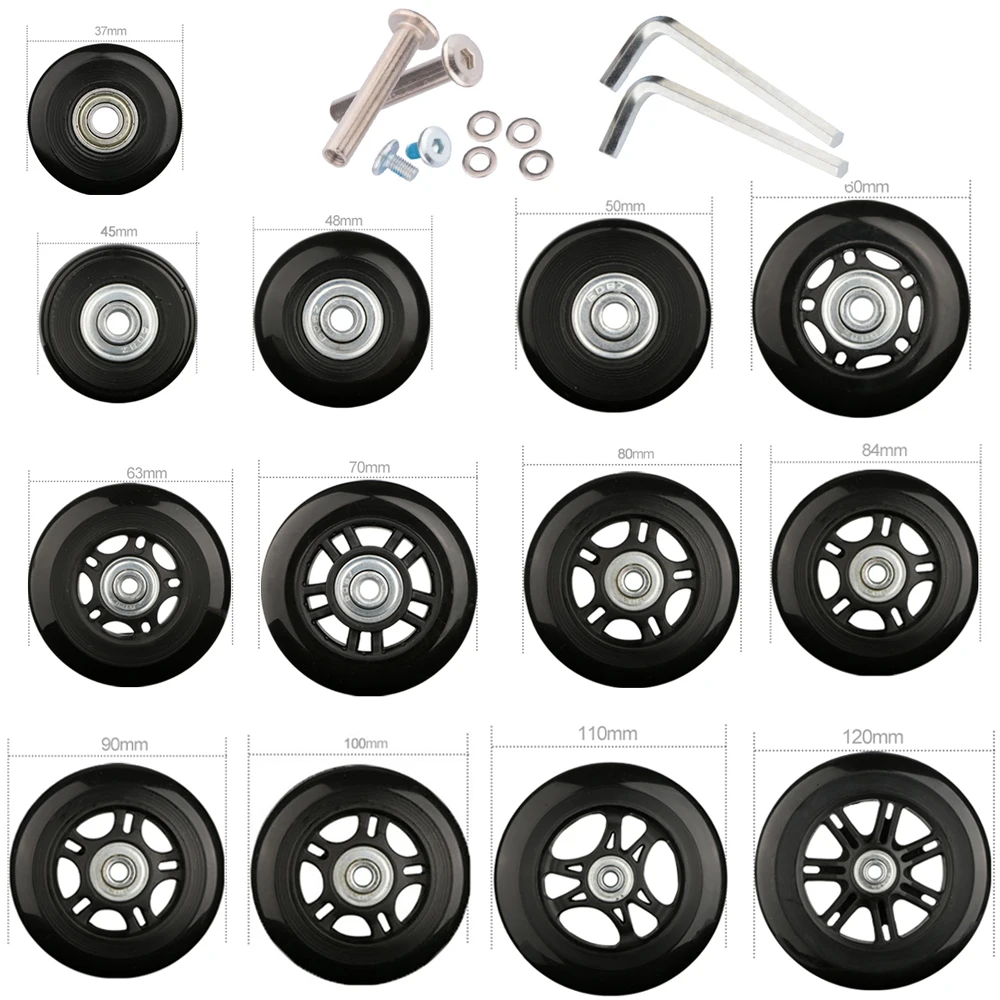 Suitcase Replacement Universal Convenient Wheel Accessories Wheel Aircraft Silent Wheel Maintenance And Maintenance Shock-Absorb