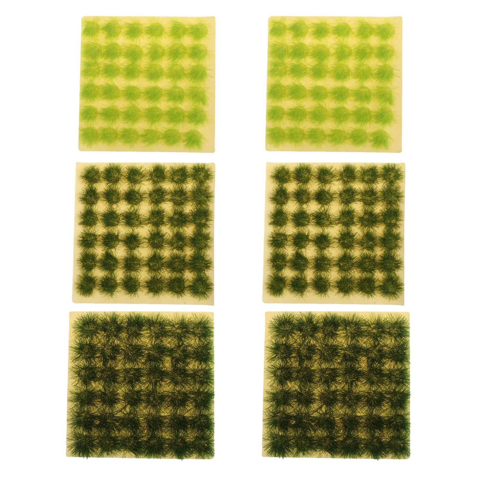 Кластерная трава миниатюрная DIY для железной дороги декоративная архитектурная