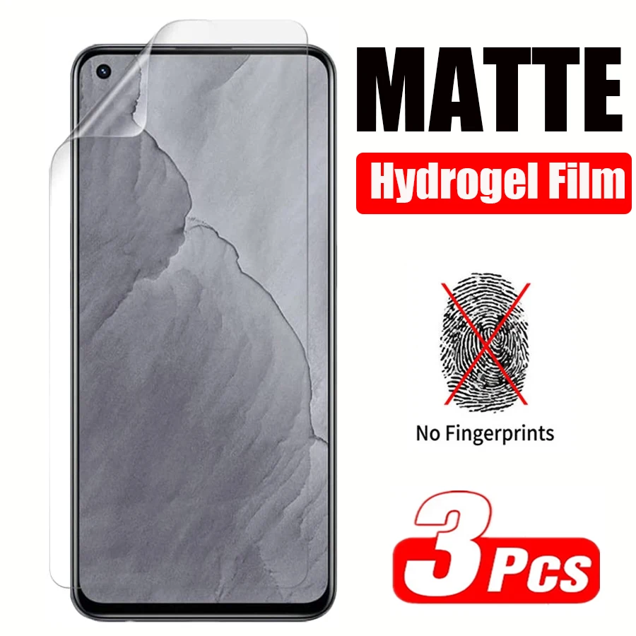 Матовая Гидрогелевая пленка с полным покрытием для Realme GT Master Edition 5G, защитная пленка для экрана, не стекло на Realmi GT Master 2021, фотопленка, 3 шт.