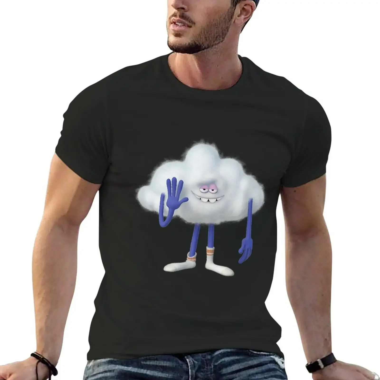 Новые футболки с изображением троллей во всем мире футболка надписью Hey Cloud Guy кий