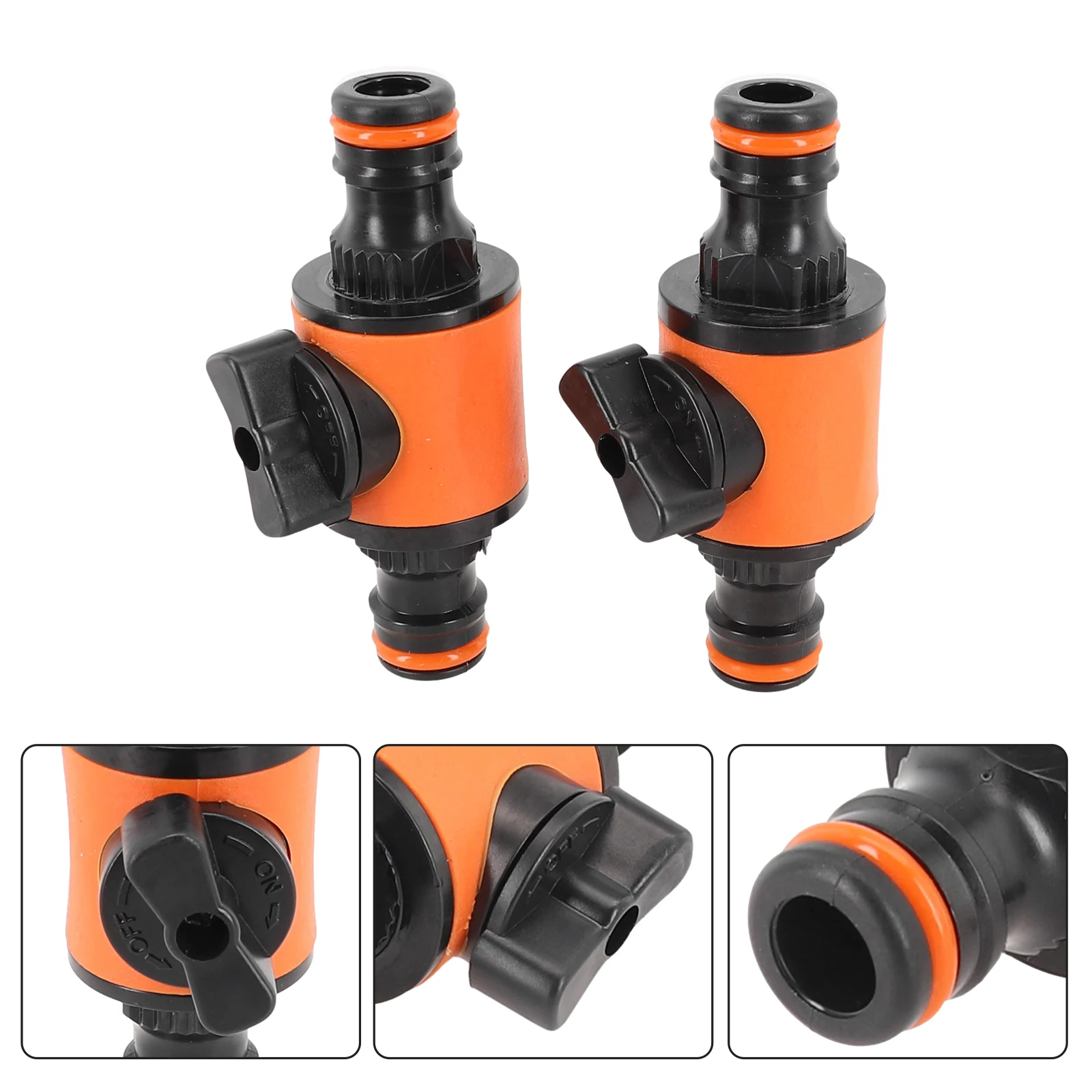 

Agriculture Hose Connector Durable And Practical Connector Fitting Garden Hose Orange Quick Coupler Convenient