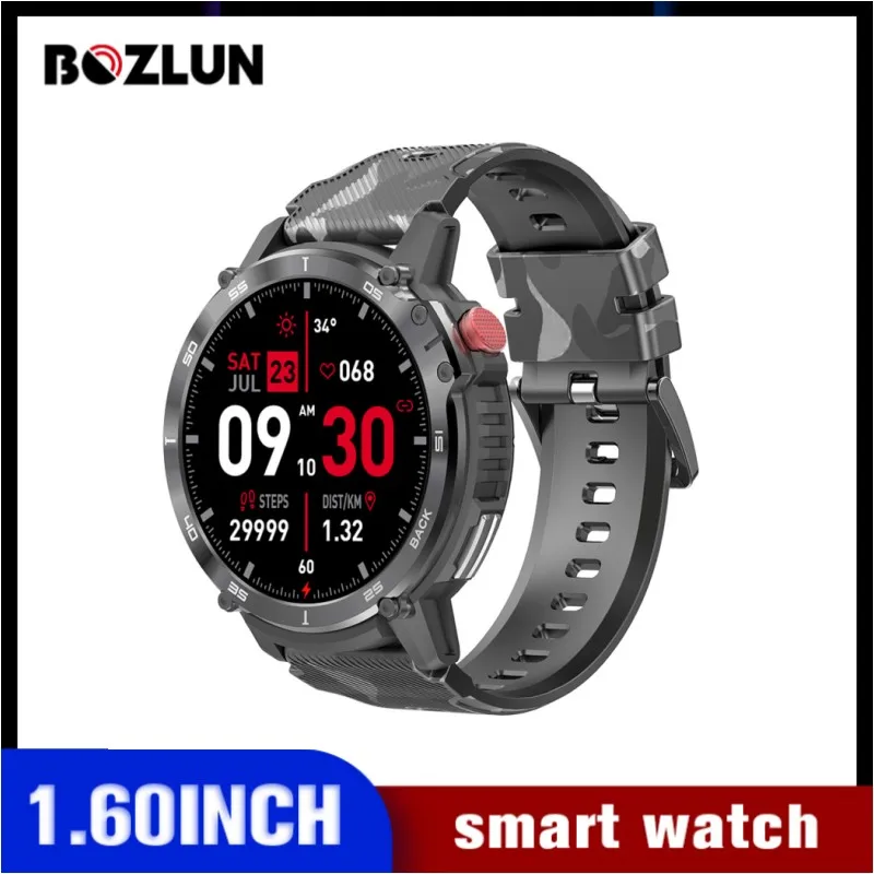 Смарт-часы BOZLUN, 400 мАч, 1,6 дюйма, IP68, 4G, 1 ГБ ОЗУ