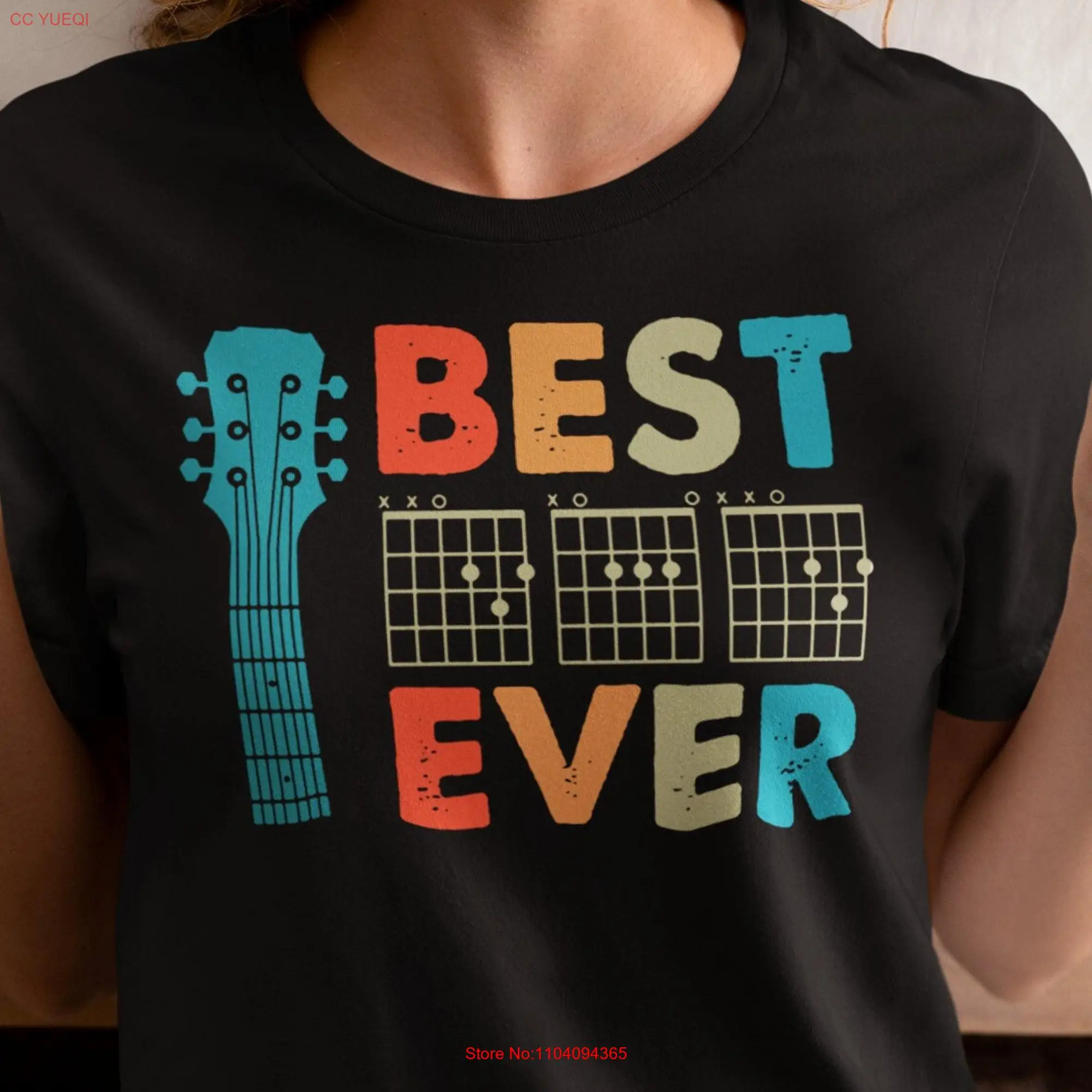 Классическая винтажная футболка с длинным или коротким рукавом для музыкальных