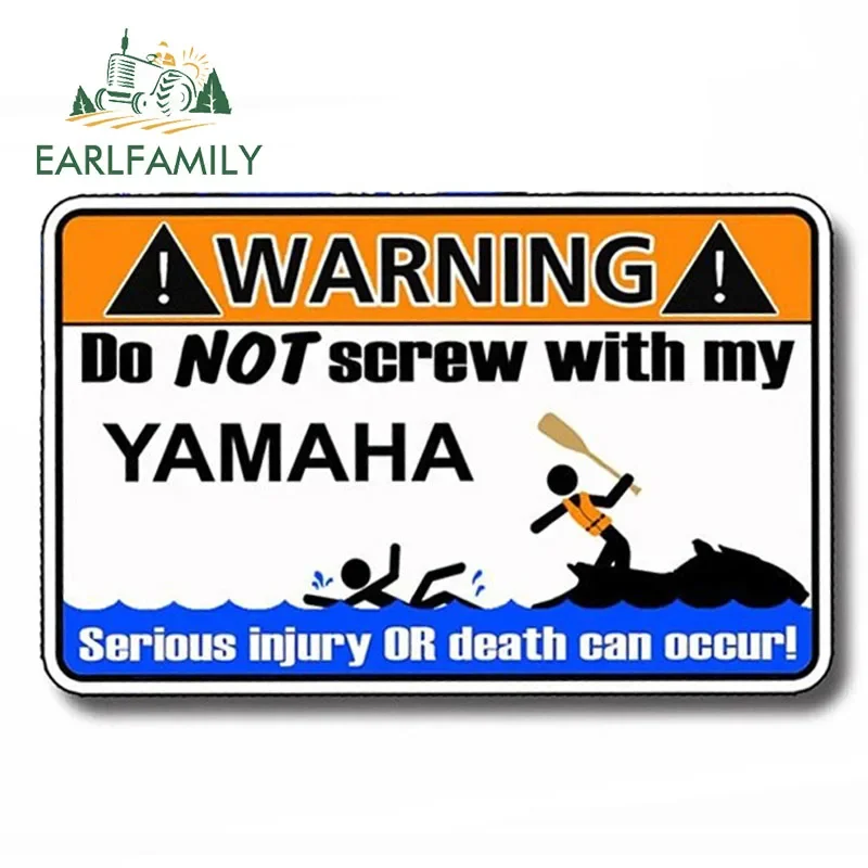 

EARLFAMILY 13 см x 8,2 см фотонаклейка наклейка SHO FZS FX VX Waverunner Jet Ski Wave Runner Water Lake автомобильные аксессуары