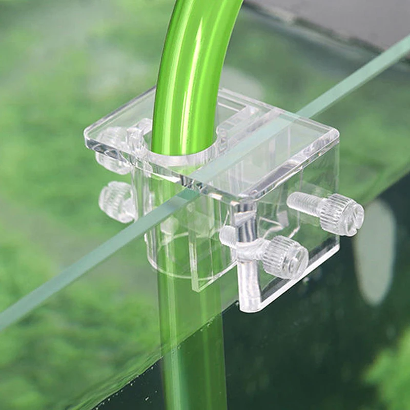 

1 шт. держатель трубки притока аквариума акриловый фиксирующий шланг для установки в аквариум