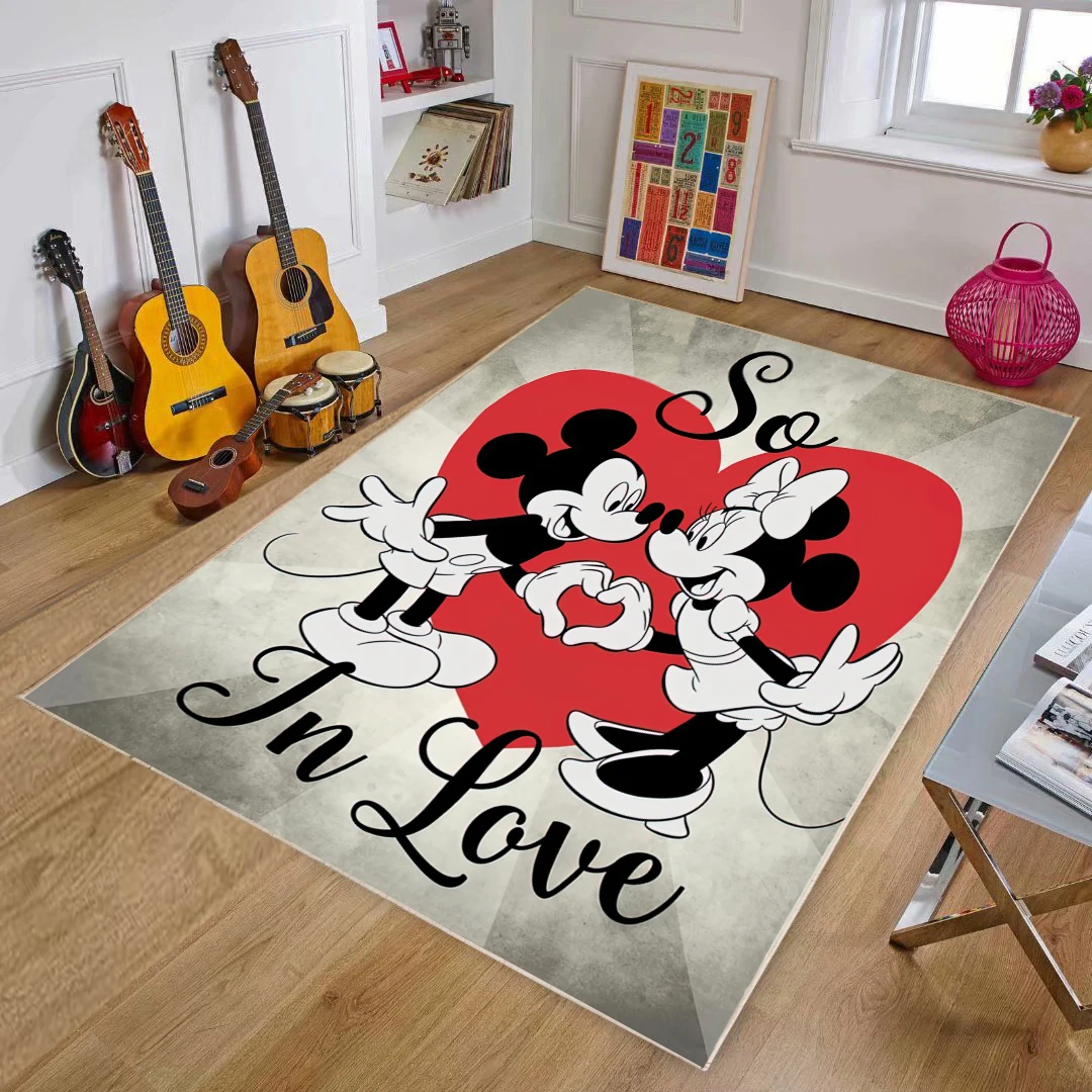 Толстый детский игровой коврик Disney с Микки и Минни для ползания ковер гостиной