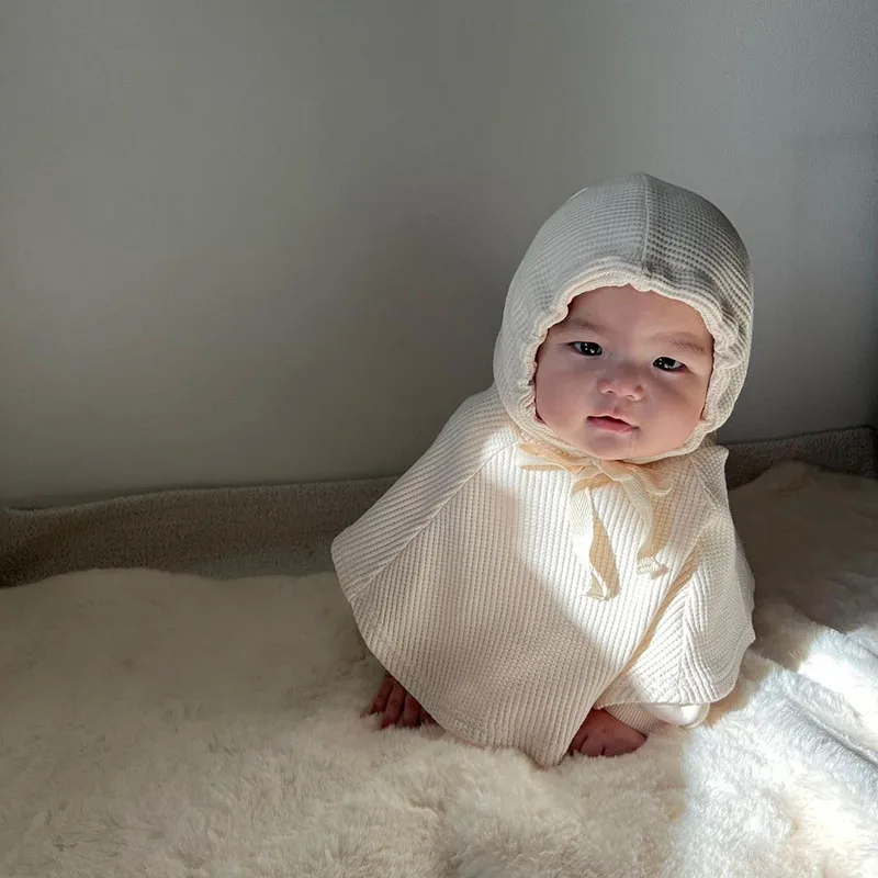 

Baby Cloak Toddler Windproof Shawl Warm Hooded Cloak Baby Outfit 0-6 Months