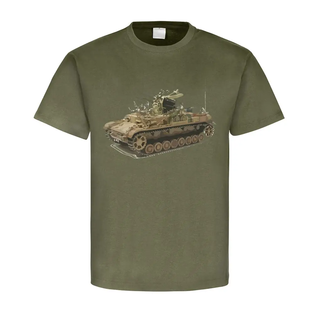 

Flakpanzer Panzer IV Flak Wirbelwind FlakPz Vierlingsflak T-Shirt. Summer Cotton Short Sleeve O-Neck Mens T Shirt New S-3XL