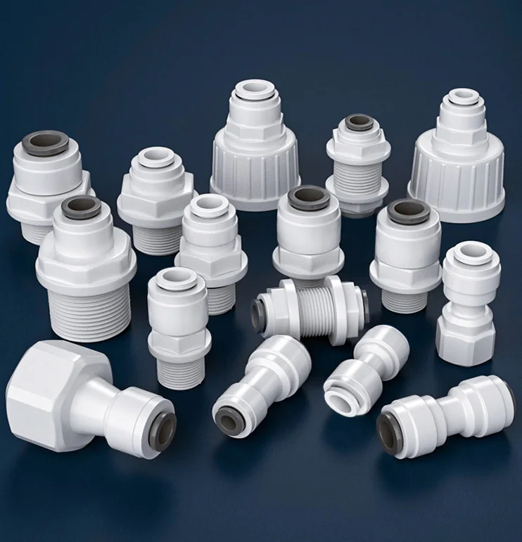 Пластиковые фитинги для труб BSP для аквариума RO