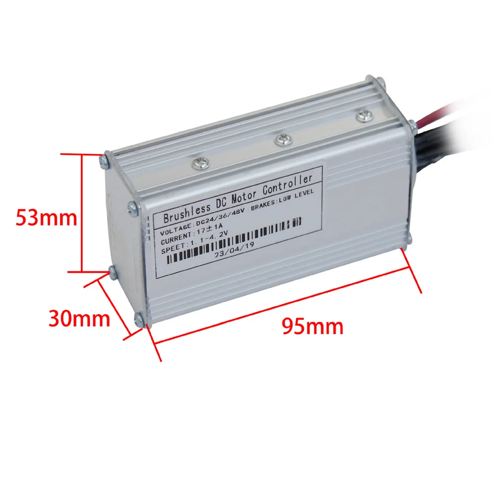 

17A Ebike Controller 24V36V48V-17A 6 Mosfets Electric Bicycle Sine Wave Three-mode Electric Bike Replacement Parts