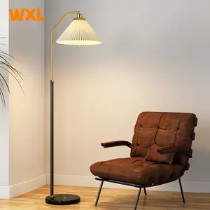 Nordic  Pleated Led Floor Lamp Living Room Study Home Decor Standing Light Modern Indoor Lighting Bedroom Bedside Lamp