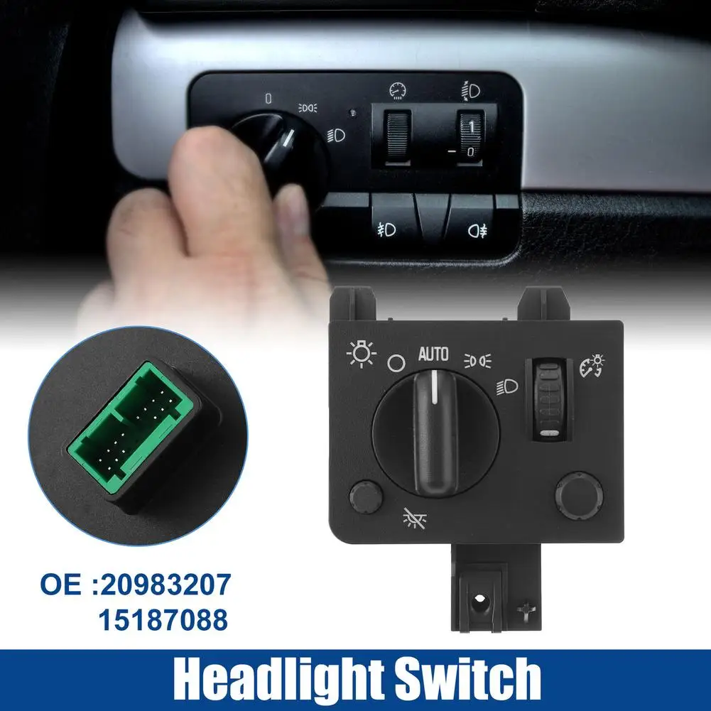 

Car Headlight Switch Replacement 20983207 15187088 Compatible For 2004 - 2012 CHEV ROLET COLO RADO