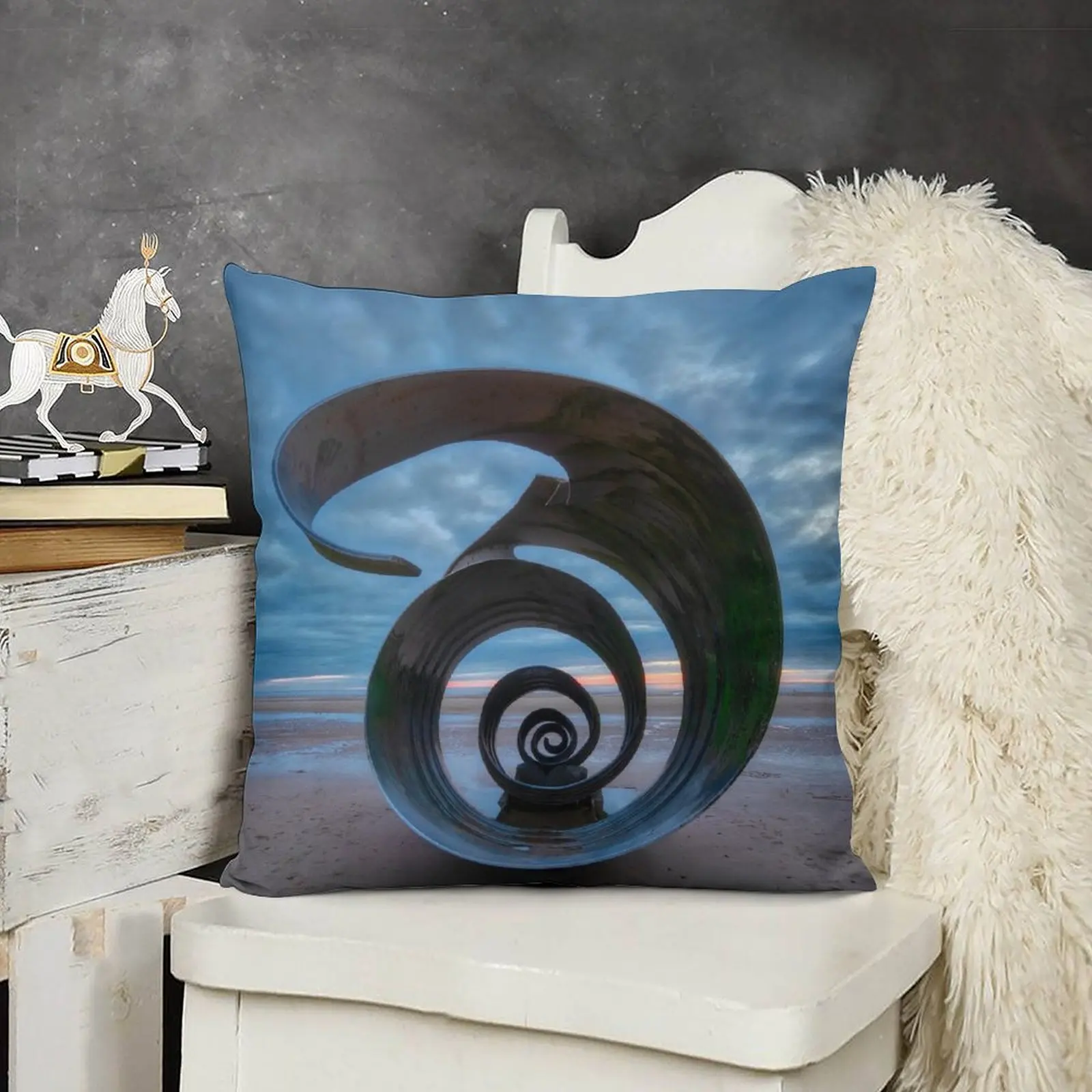 Ракушка Мэри скульптура Stephen Broadbent. Диванная подушка наволочка наволочки для