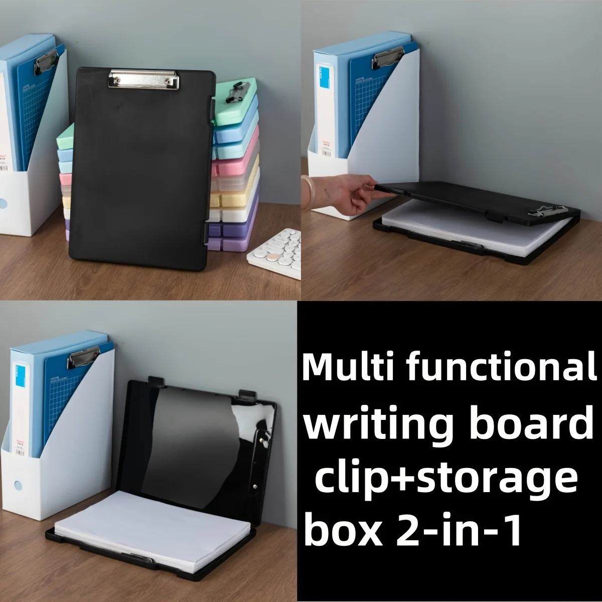 

Пластиковая доска-зажим для заметок А4