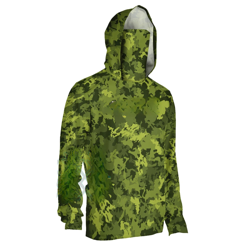 Мужская футболка с длинным рукавом капюшоном