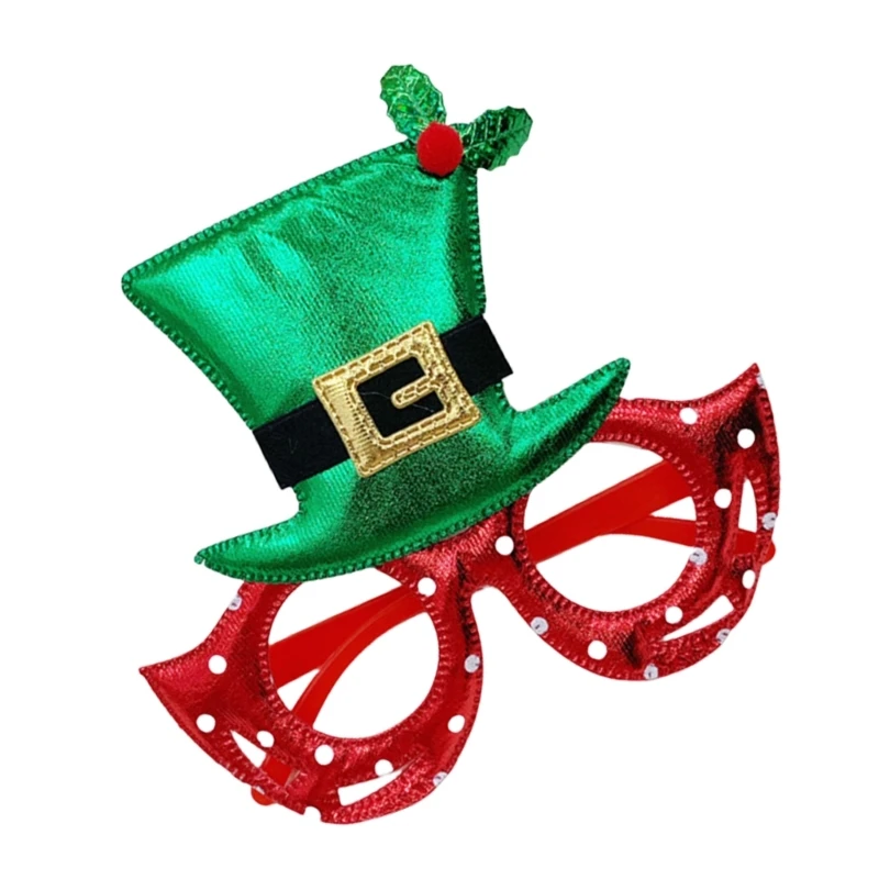 Новогодние очки карнавальные рождественские реквизит для фотосессии украшения