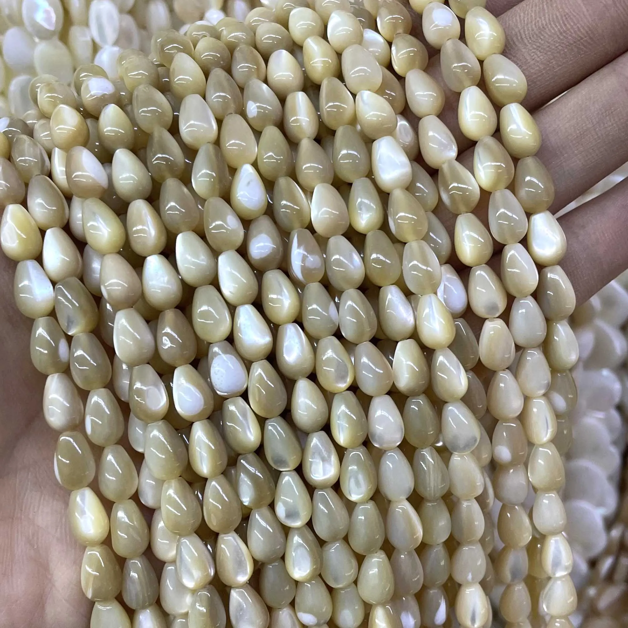 Швабра из натуральных бусин 4/5/6 мм