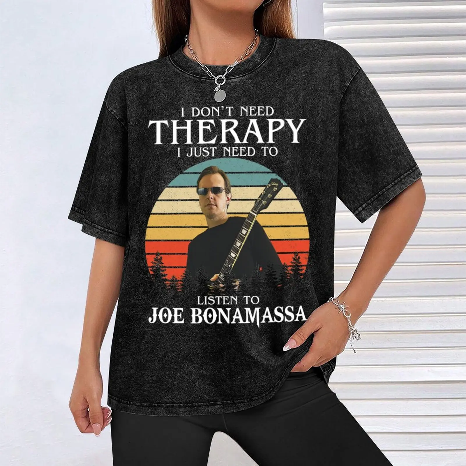 Ich brauche Bei Therapie ich muss nur Joe Bonamassa h?ren футболка с рисунком больших размеров одежда