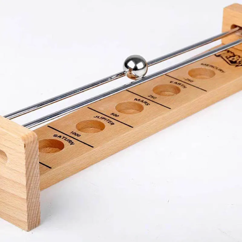 Деревянная игра Стрельба по луне большой баланс настольный мяч координация рук и