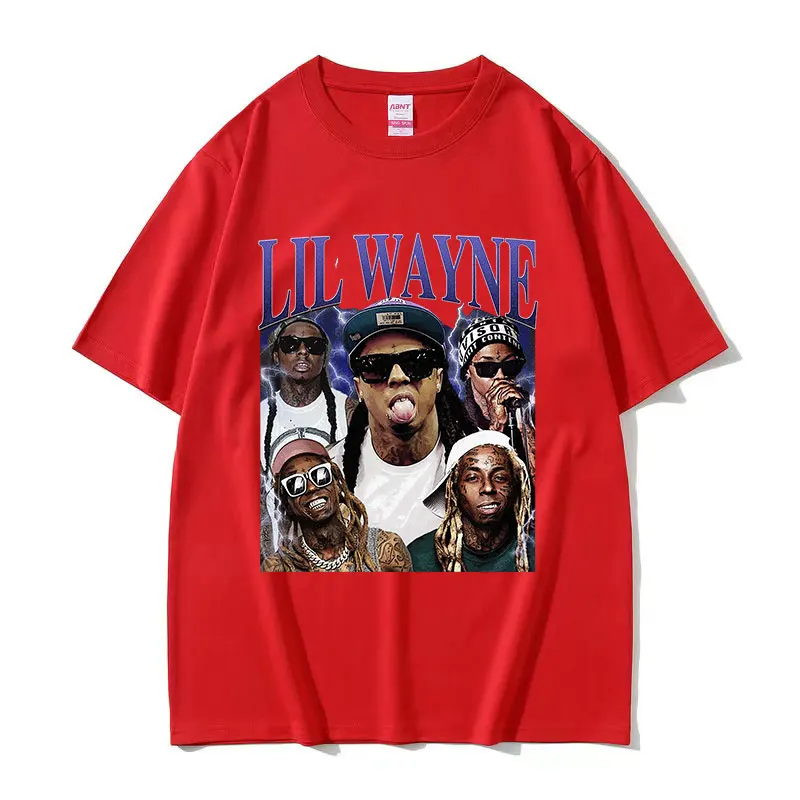 Лимитированная футболка с рисунком Lil Wayne мужские винтажные футболки в стиле