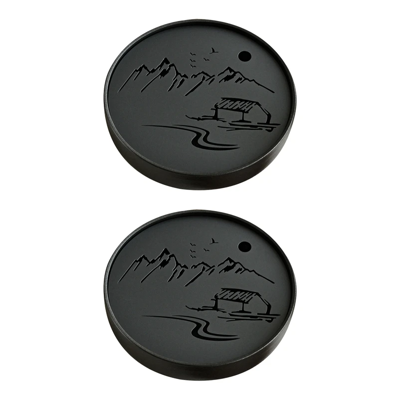 

2 шт., керамический металлический поднос для чая