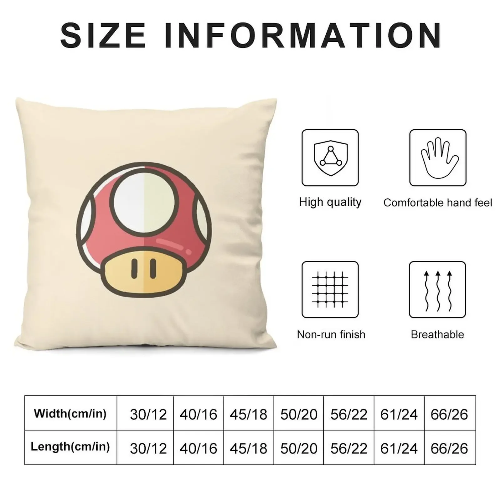 Декоративная подушка Super Fungo чехол для дивана в клетку