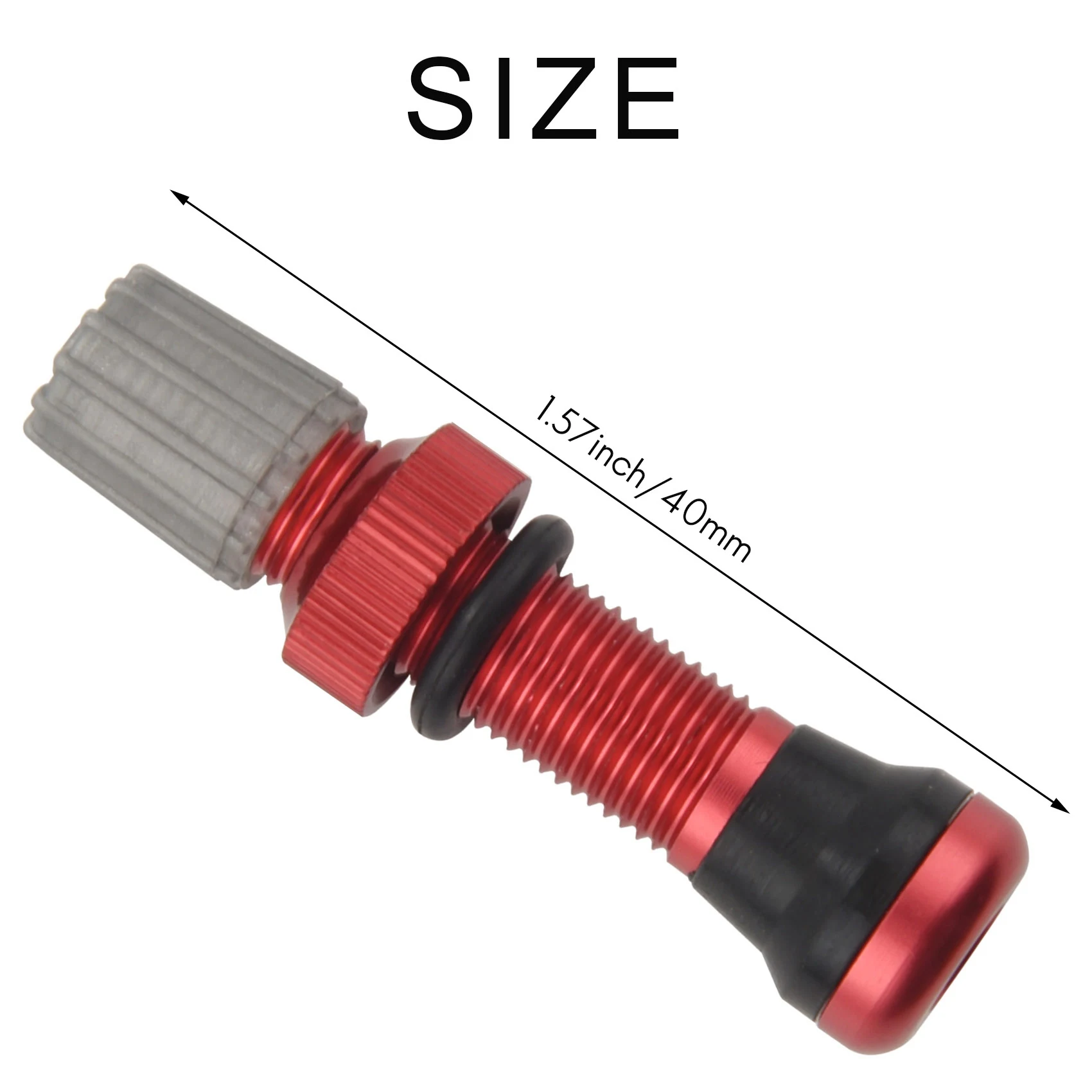 1 пара 40 мм бескамерный воздушный клапан для шоссейного велосипеда и горного