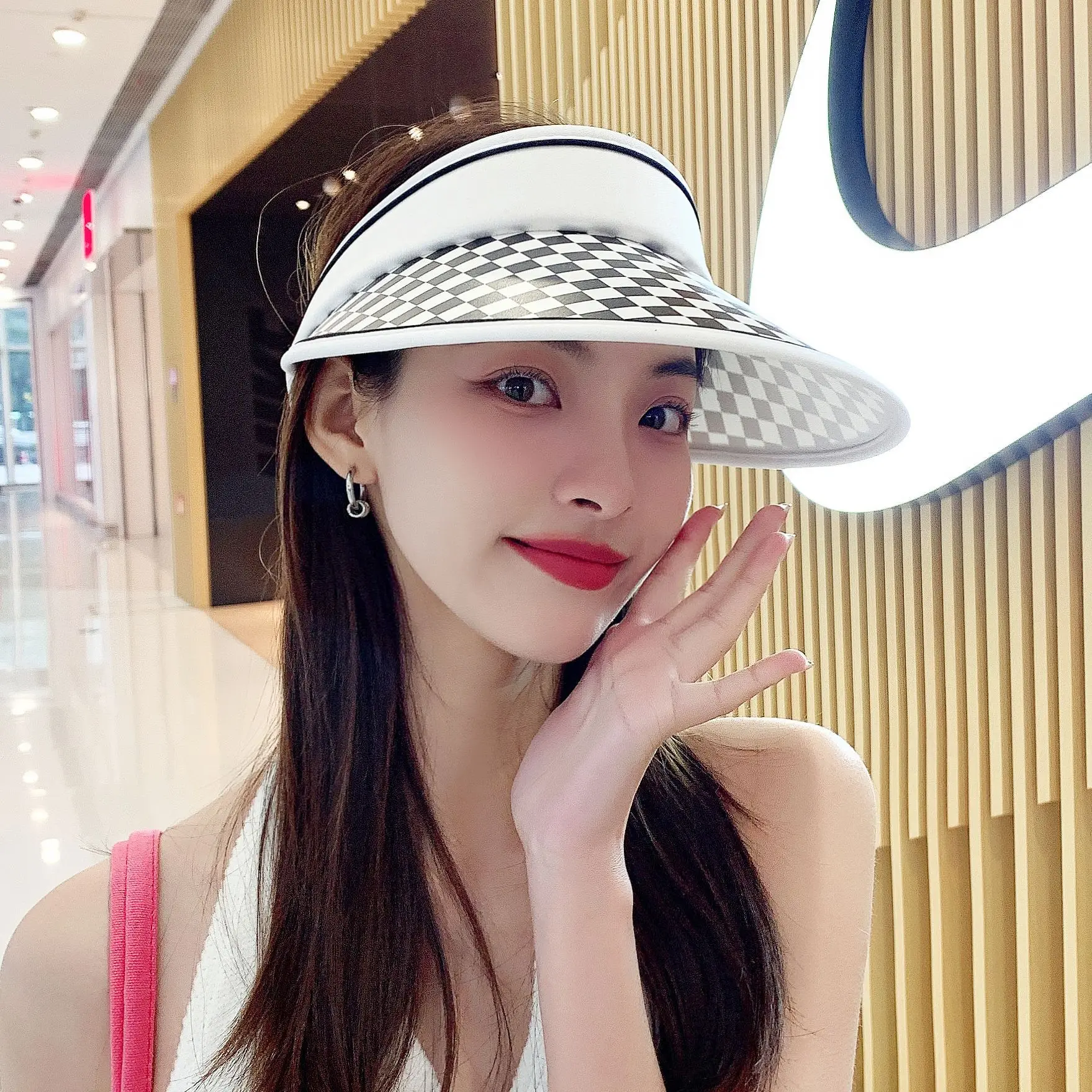 

Новинка 2022, женская летняя Солнцезащитная шляпа с защитой от ультрафиолета, подходящая ко всему женская летняя Солнцезащитная Легкая спорт...