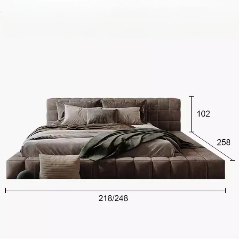 Фото @9Minimalist Create Twin Bed Modern Apartment Lazy Wedding Tatami Luxury Bed Ltalian Style Quality High End Cama Casal Muebles №1