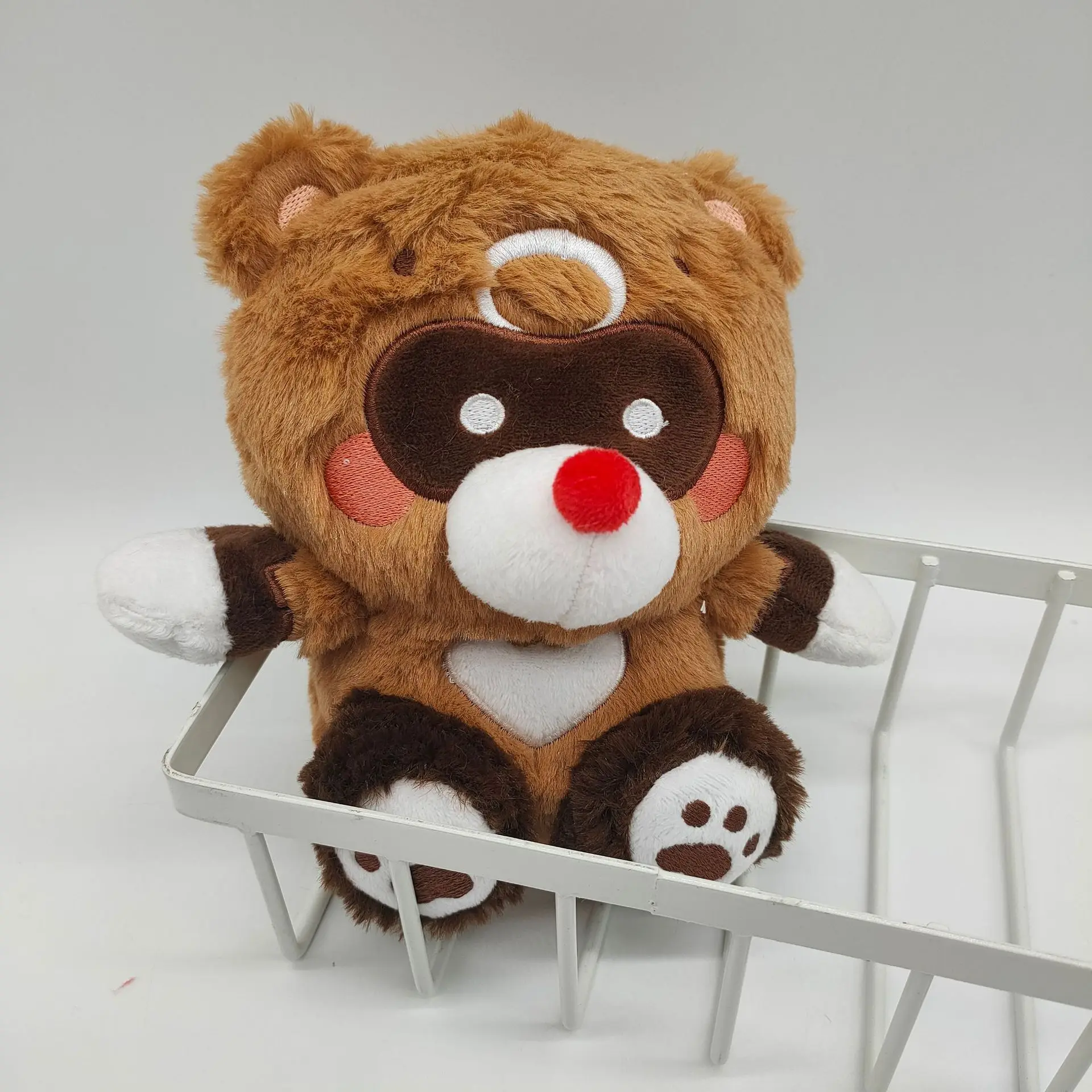 

Collection Game Genshin Impact XiangLing Guoba Raccoon Bear Plush Doll Stuffed Dolls Cartoon Plushie Mascot Toy Cosplay Props