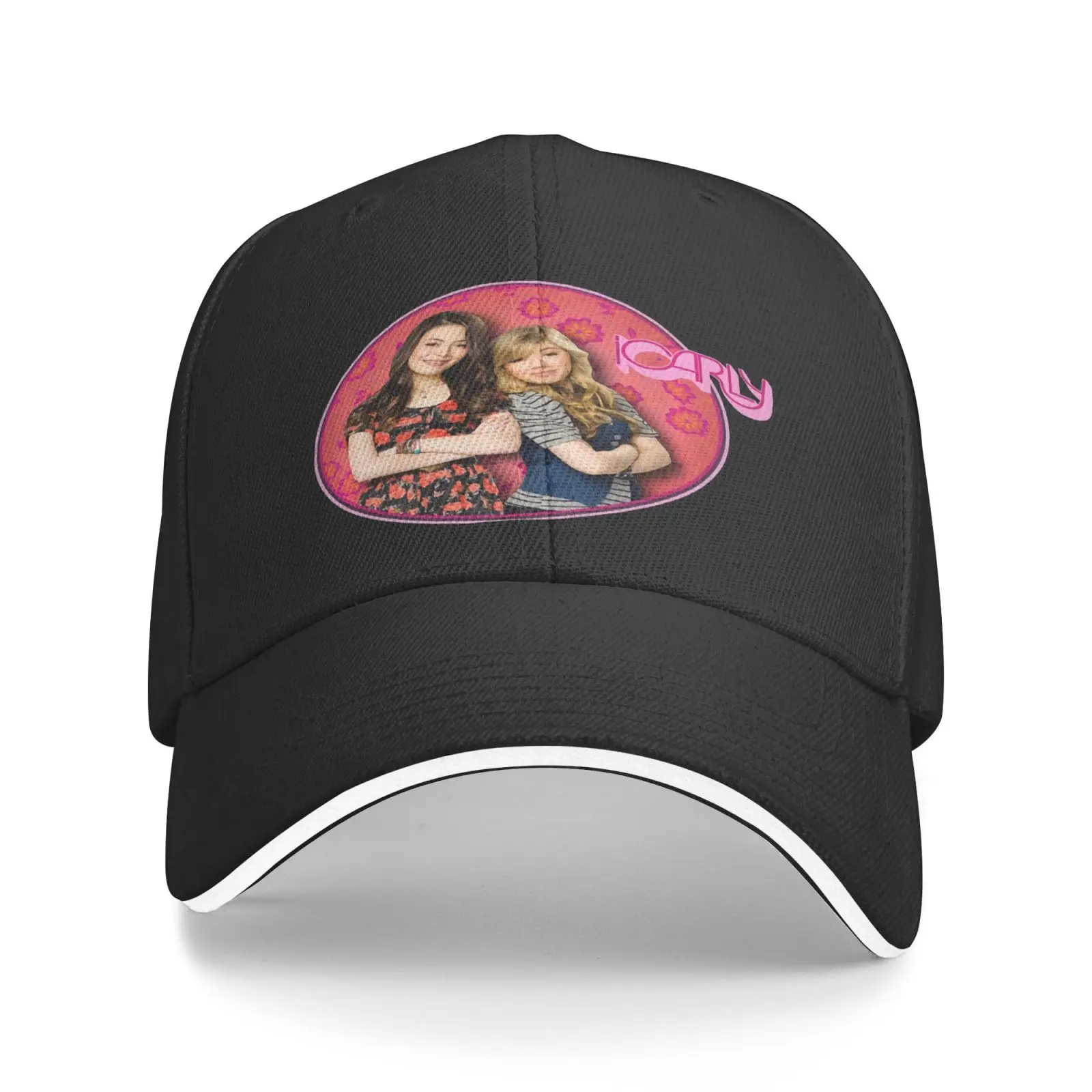 

Icarly Floral Sam And Carly Premium Men's Caps Cap Male Women's Hats Satin Cap Hat For Girls Men's Caps Hat Beach Men's Berets