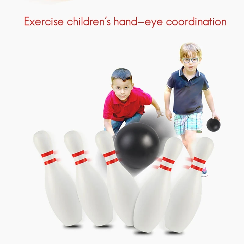 

Bowling Balls Set Indoor Outdoor Multifunctional Educational Sport Toy Kids Bowling Game Set Child Christmas Gifts