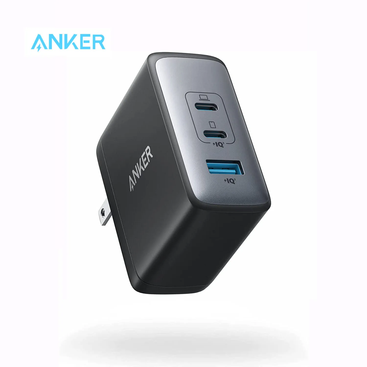 

Зарядное устройство Anker 100 Вт с USB C, 3 порта, компактное Сетевое зарядное устройство 736 Nano II для MacBook Pro/Air ThinkPad Dell XPS iPad iPhone 13 S22