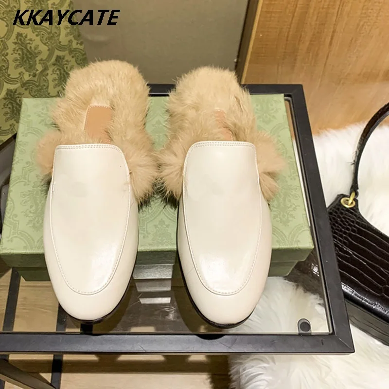 

Туфли женские шерстяные с пряжкой «Лошадь», на осень, 2022