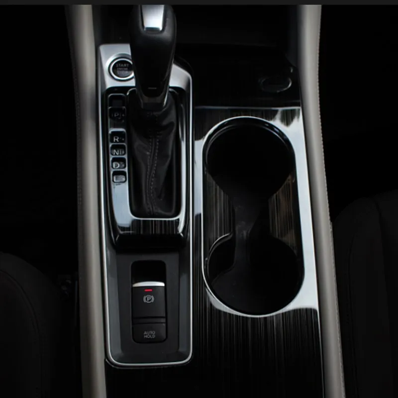 

Car Gear Shift Box Panel Frame Cover All Cover Stainless steel Decoration Trim for Nissan Teana Altima 2019 2020 2021