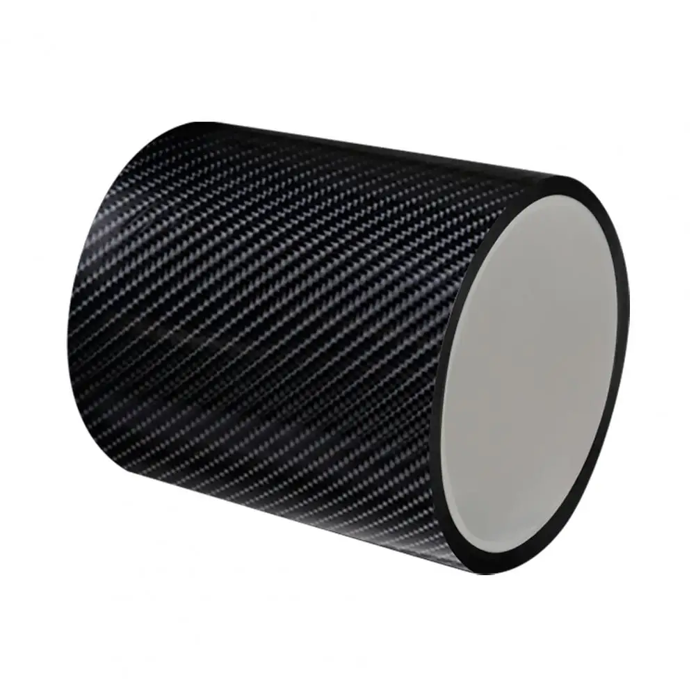 

1 рулон полоски против столкновений с текстурой углеродного волокна против царапин 5D наклейка на порог автомобиля бампер протектор Стайлин...