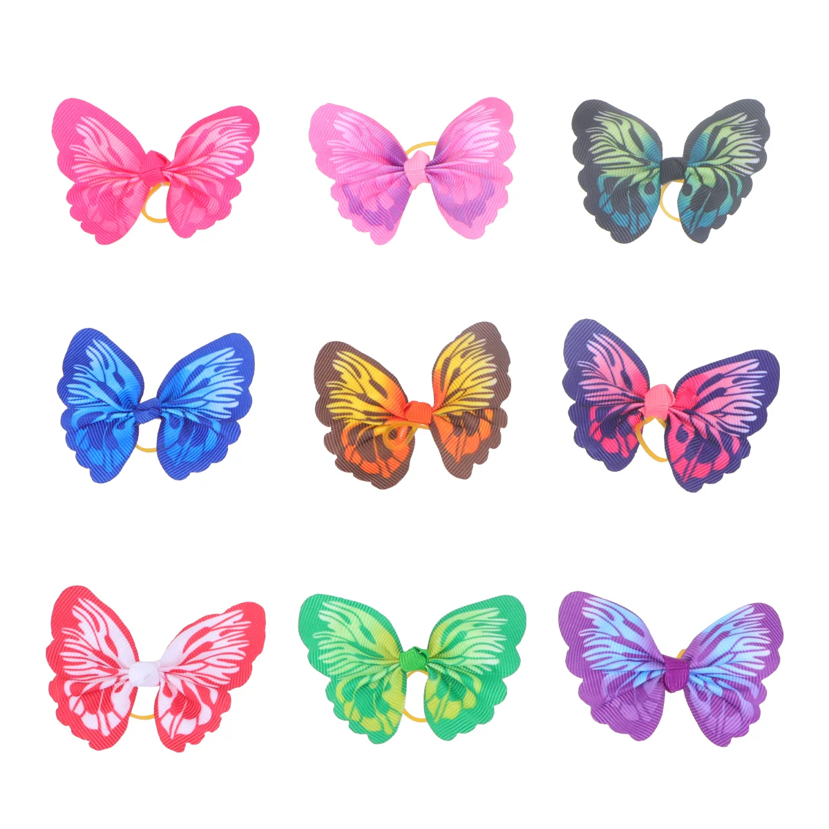 

Тропические резинки для волос, резиновые аксессуары для собак, галстук, головной убор, маленький щенок, эластичное кольцо, держатель, тропин...