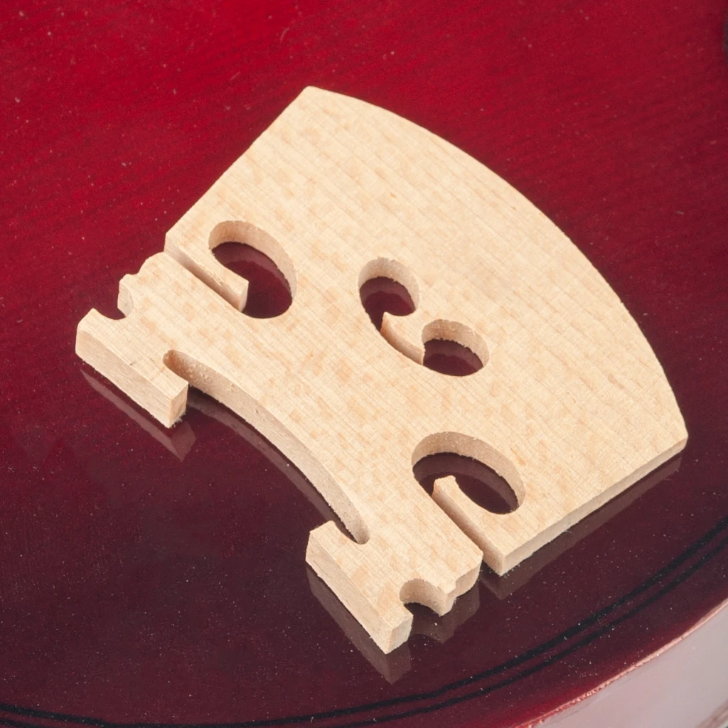 NAOMI 4/4 Violin Bridge 20 Pcs Maple Wood For Parts Accessories New | Спорт и развлечения